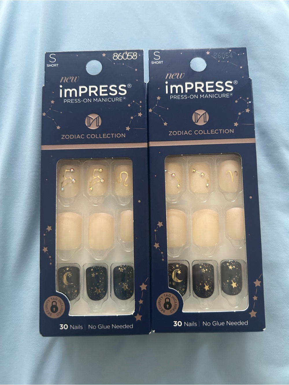 Kiss Impress Zodiac Press On Nails , Short, 30 Count